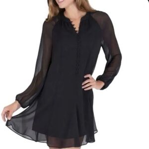 JOIE Balloon Sleeve Dress  Size‎ Small  Color Black  NEW!!!